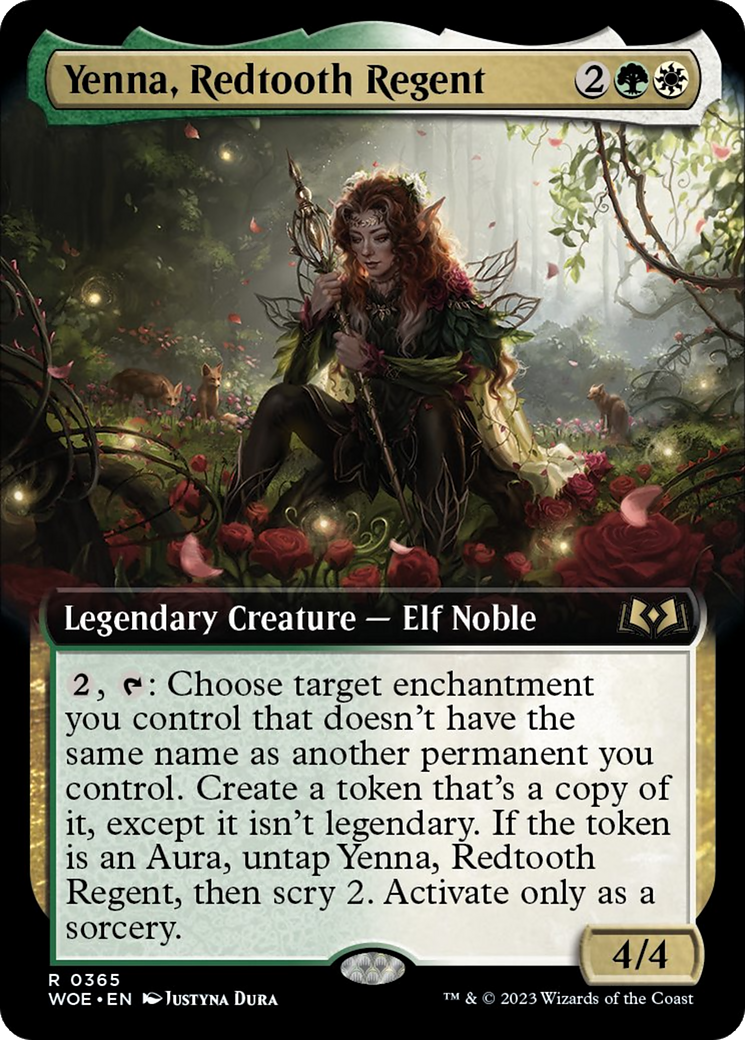 Yenna, Redtooth Regent (Extended Art) [Wilds of Eldraine] - Trinity Hobby