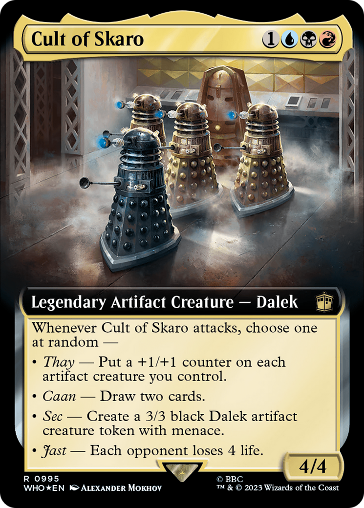 Cult of Skaro (Extended Art) (Surge Foil) [Doctor Who] - Trinity Hobby
