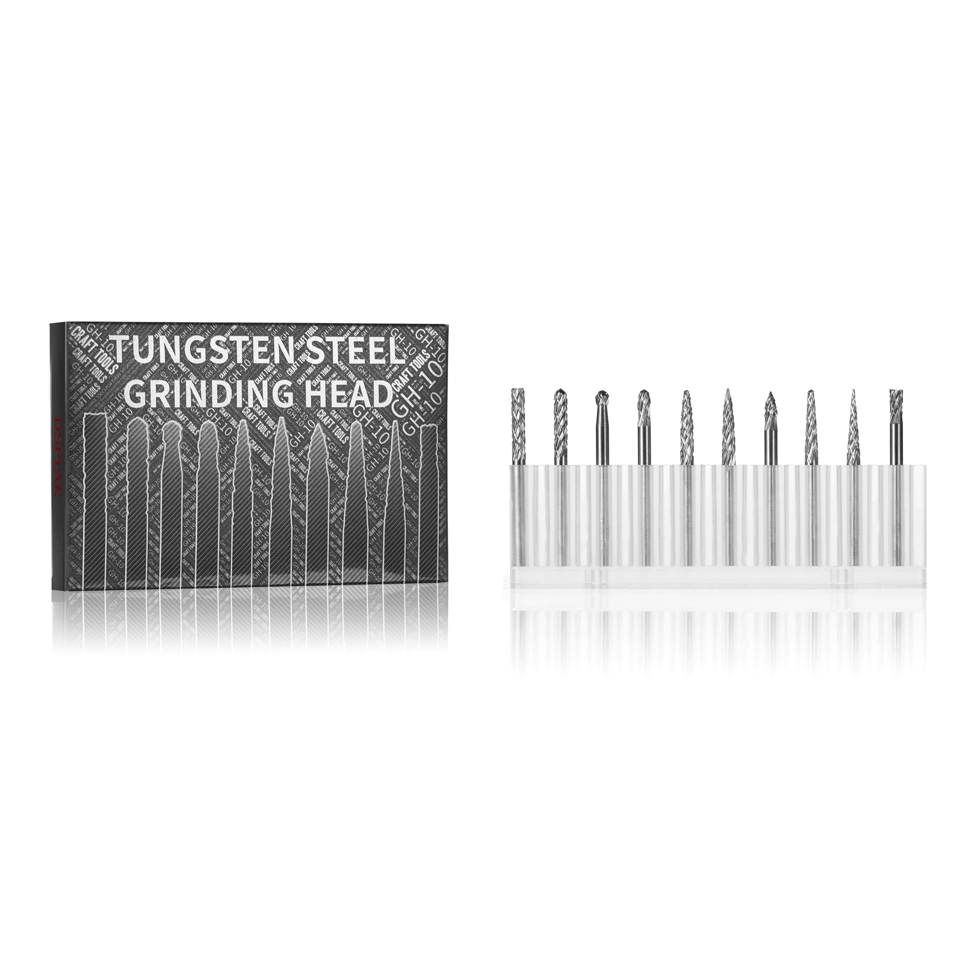DSPIAE Tungsten Steel Grinding Head Set - Trinity Hobby