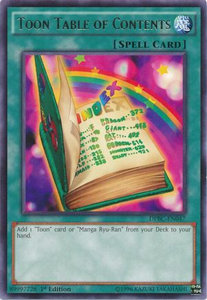 Toon Table of Contents [DPBC-EN047] Rare - Trinity Hobby