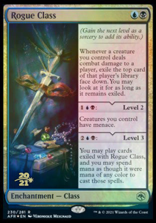 Rogue Class [Dungeons & Dragons: Adventures in the Forgotten Realms Prerelease Promos] - Trinity Hobby
