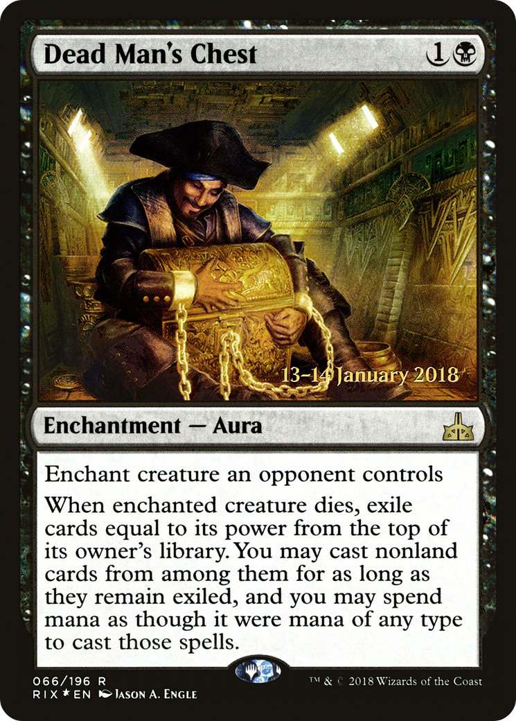 Dead Man's Chest [Rivals of Ixalan Prerelease Promos] - Trinity Hobby