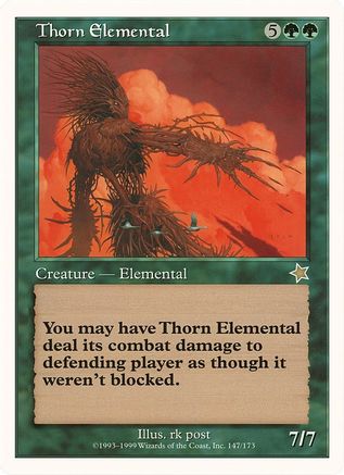 Thorn Elemental (Starter 1999)  (OVER-147) - [Oversize Cards]