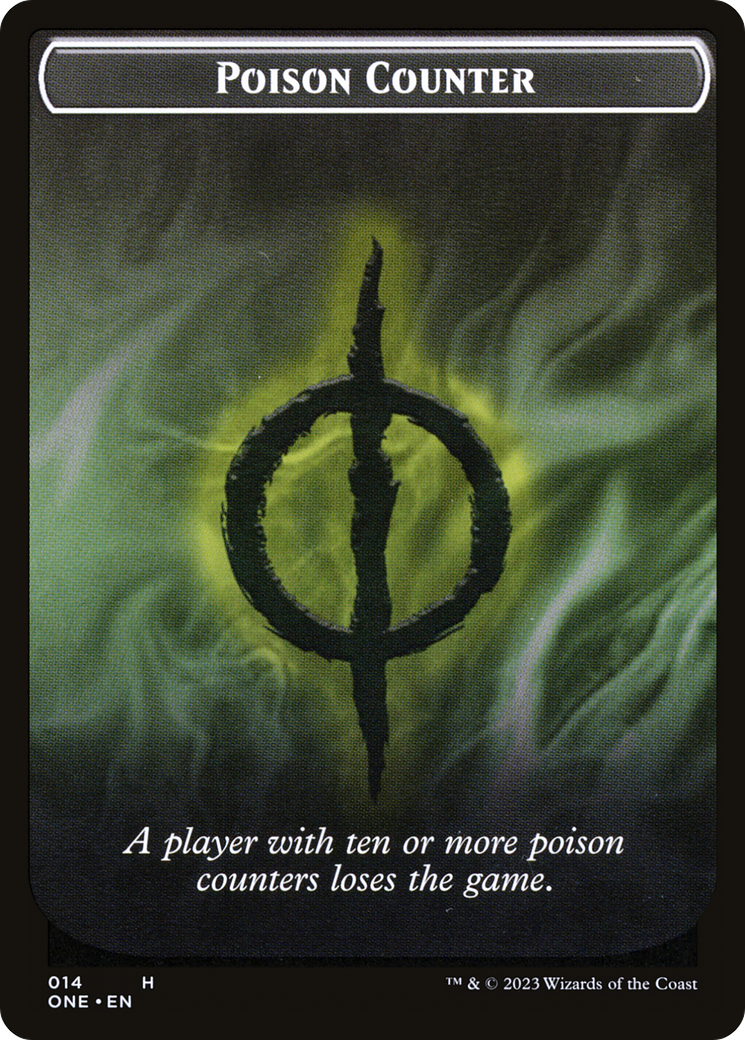 Poison Counter Token [Phyrexia: All Will Be One Tokens] - Trinity Hobby