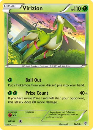 Virizion (12/98) [XY: Ancient Origins] - Trinity Hobby