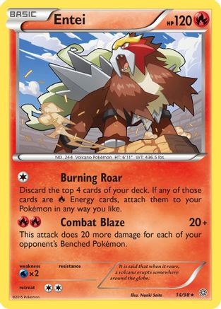Entei (14/98) [XY: Ancient Origins] - Trinity Hobby
