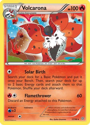Volcarona (17/98) [XY: Ancient Origins] - Trinity Hobby