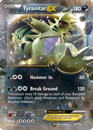 Tyranitar EX (42/98) [XY: Ancient Origins] - Trinity Hobby