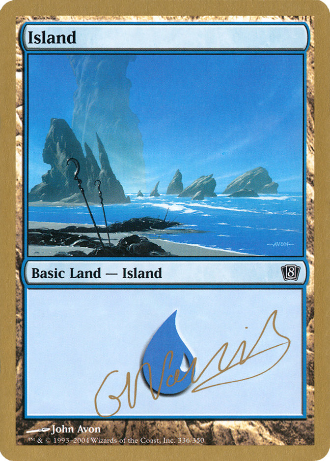 Island (gn336) (Gabriel Nassif) [World Championship Decks 2004] - Trinity Hobby