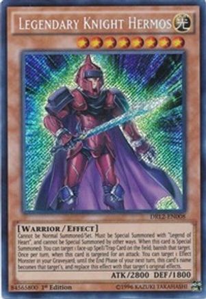 Legendary Knight Hermos [DRL2-EN008] Secret Rare - Trinity Hobby