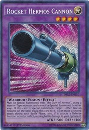 Rocket Hermos Cannon [DRL2-EN010] Secret Rare - Trinity Hobby