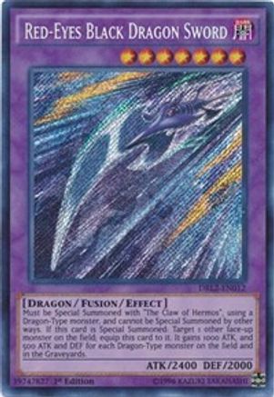 Red-Eyes Black Dragon Sword [DRL2-EN012] Secret Rare - Trinity Hobby