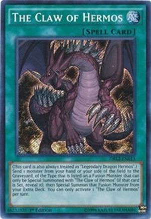 The Claw of Hermos [DRL2-EN013] Secret Rare - Trinity Hobby