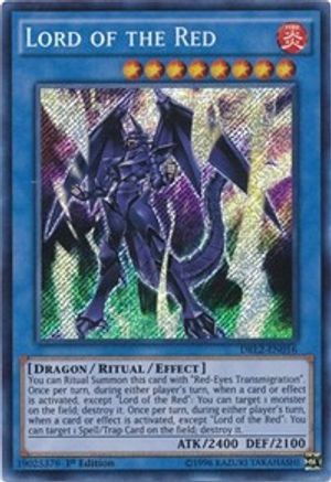 Lord of the Red [DRL2-EN016] Secret Rare - Trinity Hobby