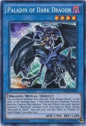 Paladin of Dark Dragon [DRL2-EN018] Secret Rare - Trinity Hobby