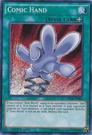 Comic Hand [DRL2-EN026] Secret Rare - Trinity Hobby