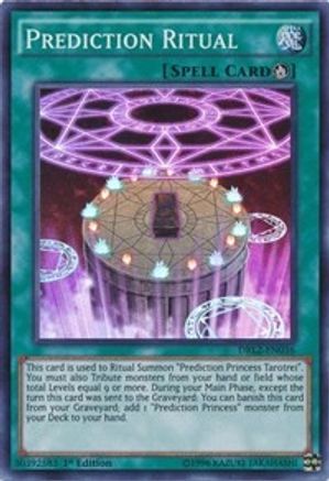 Prediction Ritual [DRL2-EN036] Super Rare - Trinity Hobby