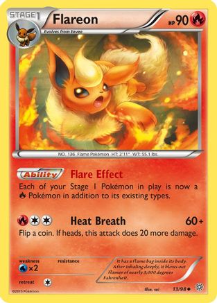 Flareon (13/98) [XY: Ancient Origins] - Trinity Hobby