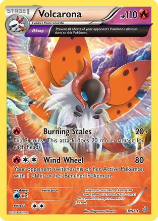Volcarona (18/98) [XY: Ancient Origins] - Trinity Hobby