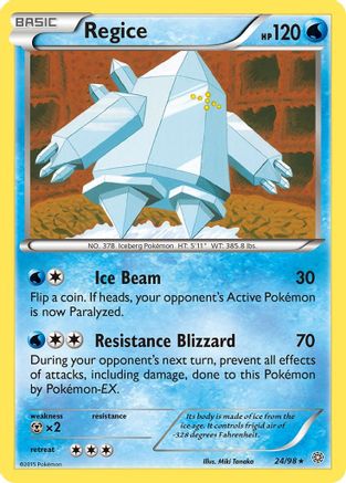 Regice (24/98) [XY: Ancient Origins] - Trinity Hobby
