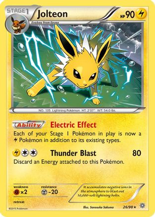 Jolteon (26/98) [XY: Ancient Origins] - Trinity Hobby