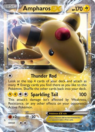 Ampharos EX (27/98) [XY: Ancient Origins] - Trinity Hobby