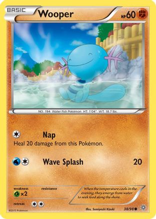 Wooper (38/98) [XY: Ancient Origins] - Trinity Hobby