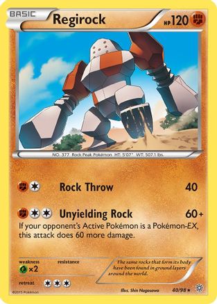 Regirock (40/98) [XY: Ancient Origins] - Trinity Hobby