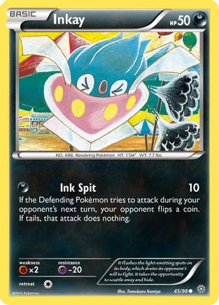 Inkay (45/98) [XY: Ancient Origins] - Trinity Hobby