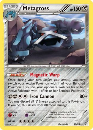 Metagross (49/98) [XY: Ancient Origins] - Trinity Hobby