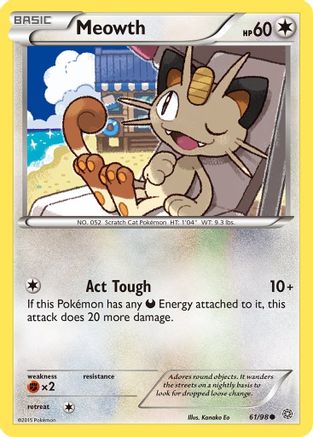 Meowth (61/98) [XY: Ancient Origins] - Trinity Hobby