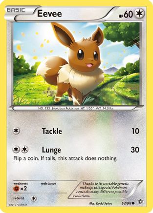 Eevee (63/98) [XY: Ancient Origins] - Trinity Hobby