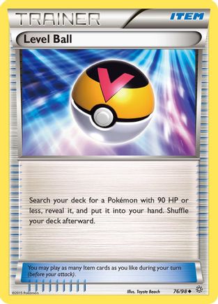 Level Ball (76/98) [XY: Ancient Origins] - Trinity Hobby