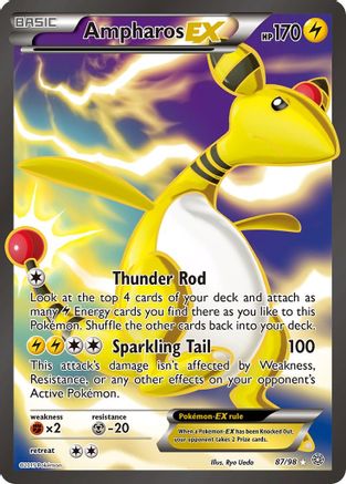 Ampharos EX (87/98) [XY: Ancient Origins] - Trinity Hobby