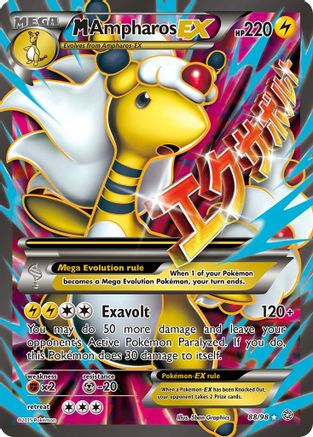 M Ampharos EX (88/98) [XY: Ancient Origins] - Trinity Hobby