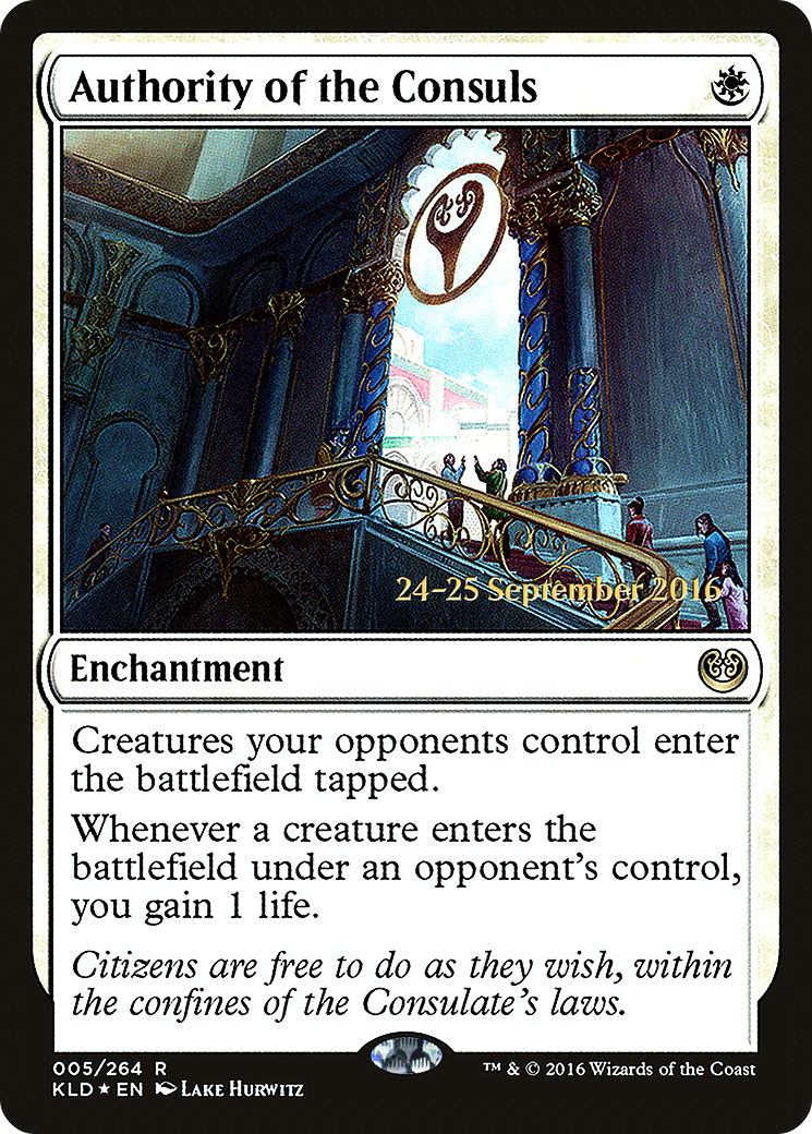 Authority of the Consuls [Kaladesh Prerelease Promos] - Trinity Hobby