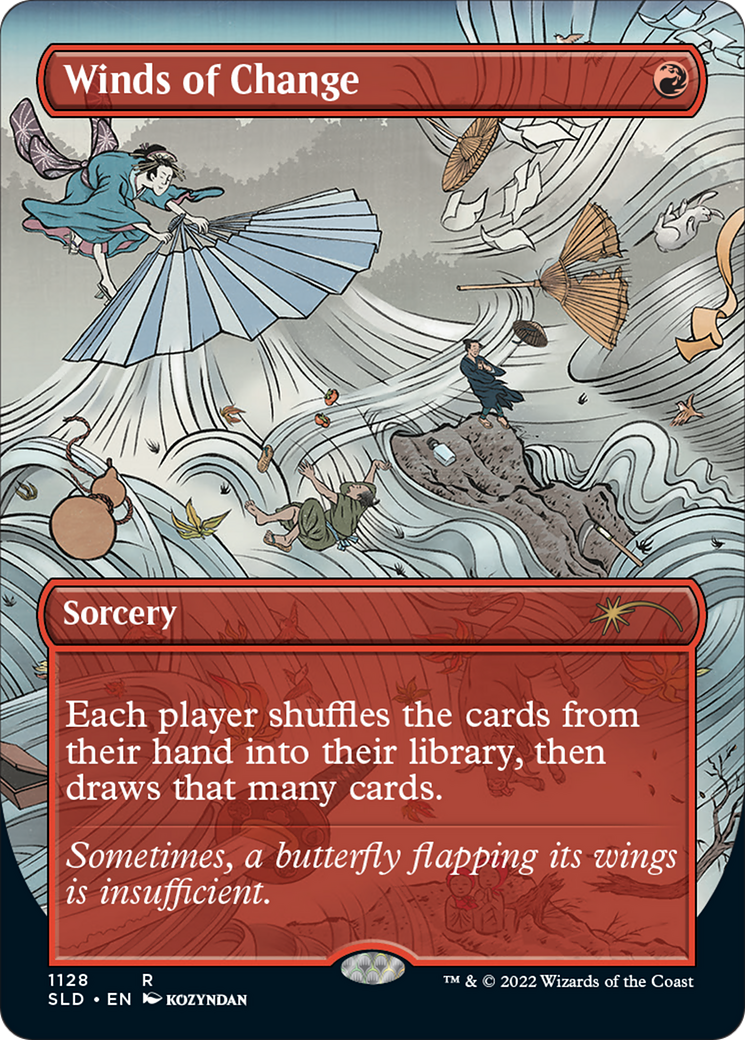 Winds of Change (Borderless) [Secret Lair Drop Series] - Trinity Hobby