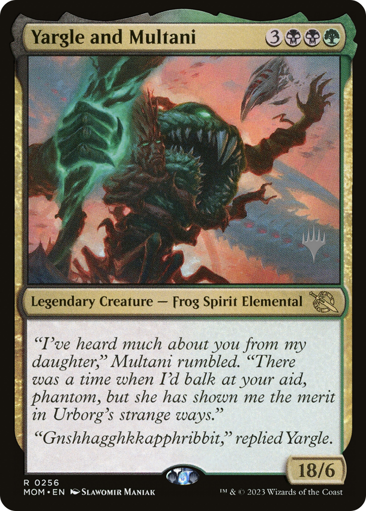 Yargle and Multani (Promo Pack) [March of the Machine Promos] - Trinity Hobby