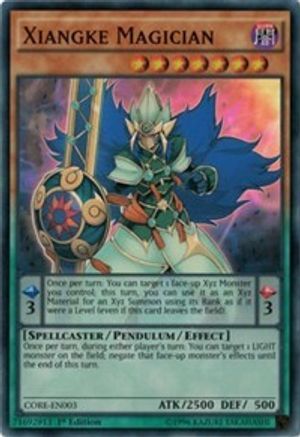 Xiangke Magician [CORE-EN003] Super Rare - Trinity Hobby