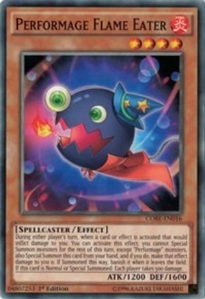 Performage Flame Eater [CORE-EN016] Common - Trinity Hobby