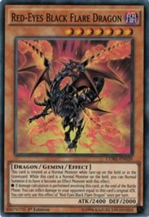 Red-Eyes Black Flare Dragon [CORE-EN020] Super Rare - Trinity Hobby