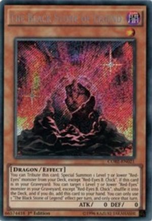 The Black Stone of Legend [CORE-EN021] Secret Rare - Trinity Hobby