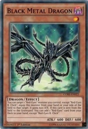 Black Metal Dragon [CORE-EN022] Common - Trinity Hobby