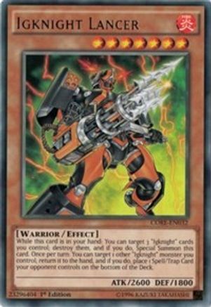 Igknight Lancer [CORE-EN032] Rare - Trinity Hobby