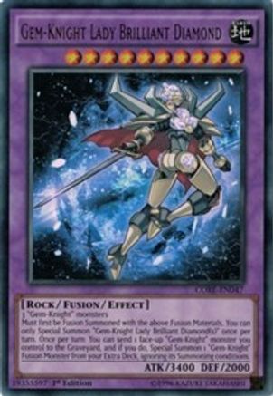 Gem-Knight Lady Brilliant Diamond [CORE-EN047] Ultra Rare - Trinity Hobby