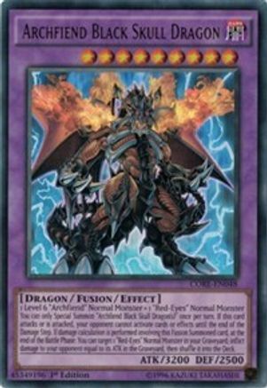 Archfiend Black Skull Dragon [CORE-EN048] Ultra Rare - Trinity Hobby
