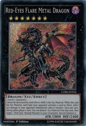 Red-Eyes Flare Metal Dragon [CORE-EN054] Secret Rare - Trinity Hobby
