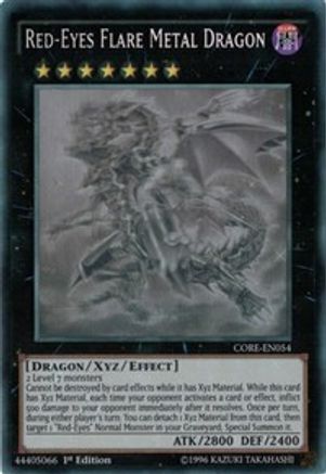 Red-Eyes Flare Metal Dragon [CORE-EN054] Ghost Rare - Trinity Hobby