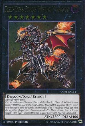 Red-Eyes Flare Metal Dragon [CORE-EN054] Ultimate Rare - Trinity Hobby