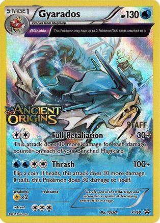 Gyarados (XY60) (Staff) [XY: Black Star Promos] - Trinity Hobby